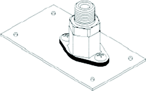 10M (3/8”) x 1/2” NPT - Outdoor Termination Fittings